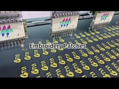 El nombre lavable de la camisa del trabajo remienda el hierro bordado de encargo en remiendos