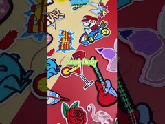 Hierro decorativo lavable de encargo al por mayor en la frontera de Merrow de los remiendos para los vaqueros