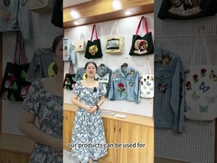 El bordado de encargo al por mayor remienda el hierro en los remiendos tejidos para la ropa