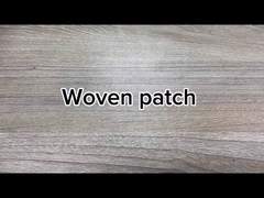 El bordado de encargo al por mayor remienda el hierro en los remiendos tejidos para la ropa