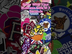 Hierro amistoso de Eco de la ropa linda de los niños en los remiendos de encargo del bordado de los remiendos para los bolsos