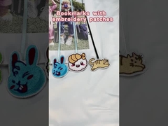 Palillo de encargo del cartón animal en los remiendos bordados ningún encogimiento para el sombrero de la ropa