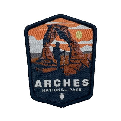 Los seriales naturales parquean el hierro tejido aduana On/Sew de los remiendos del diseño en para la ropa/los bolsos