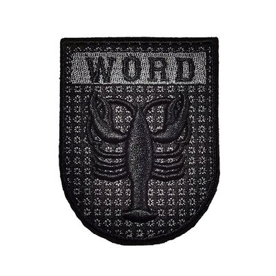 Logo Puff de encargo 3D bordó los remiendos para los accesorios de la ropa