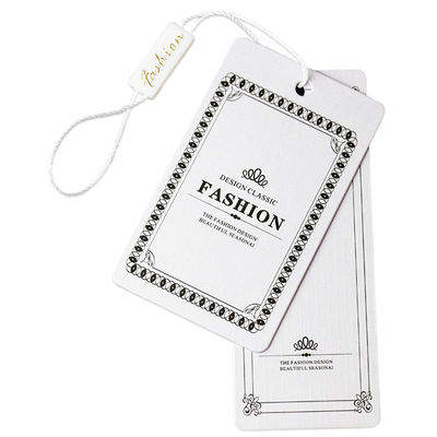 Etiquetas materiales de papel de encargo de Hang Tags And Personalised Swing de la ropa