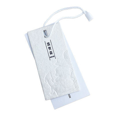 De encargo propia ropa de Logo Hang Tag Cardboard Hangtags For de la marca