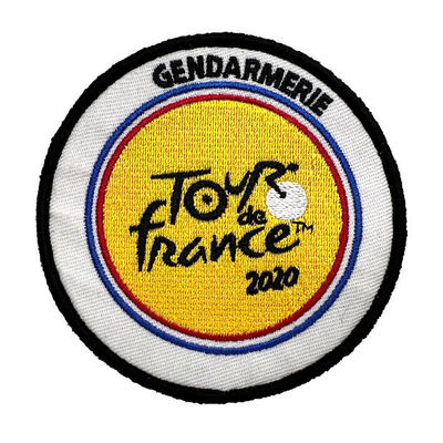Gancho de los sombreros de Logo Custom Embroidered Patches For de la comunidad de Francia y forro del lazo