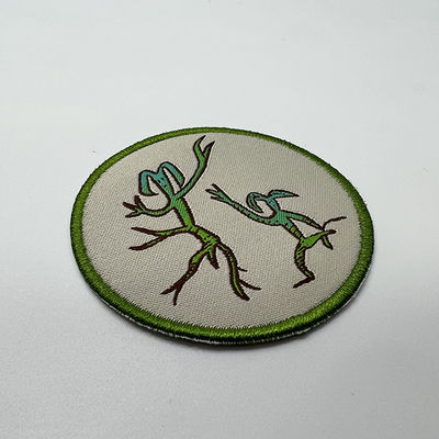 Hierro de los 5CM en diseño lindo del estilo simple de la frontera de Merrowed de los remiendos de la ropa pequeño