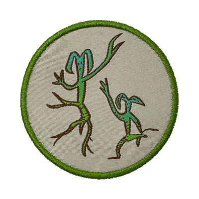 Hierro de los 5CM en diseño lindo del estilo simple de la frontera de Merrowed de los remiendos de la ropa pequeño