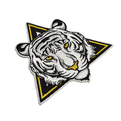 De encargo lavable bordada remienda a Tiger Iron On Patch para la ropa