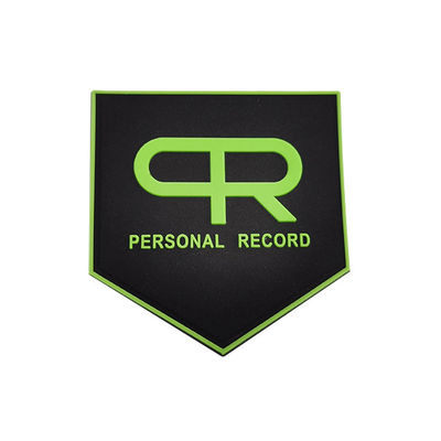 Resplandor en los remiendos oscuros del PVC, PVC polivinilo colorido Logo Patch
