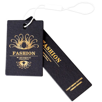 Mercancía de encargo especializada Hang Tags Clothing Labels Hangtags