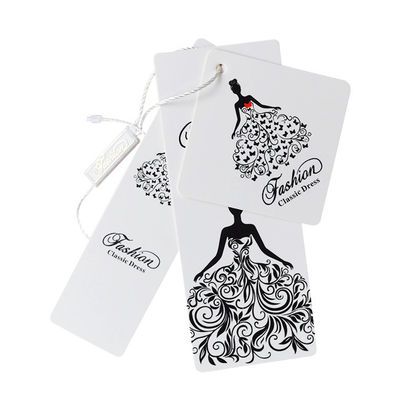 etiquetas de Hang Tags Printing Personalised Paper de la ropa de 200gsm -3000gsm