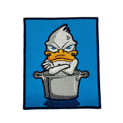 Velcro de la tela cruzada del remiendo del bordado de la transferencia de calor de Pantone PMS para la ropa