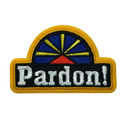 El hierro en la frontera de Merrow bordó el pecho Logo Twill Felt de las insignias del remiendo