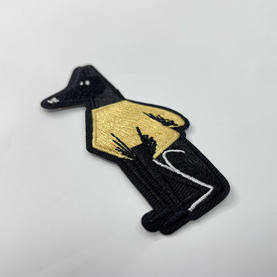 El hierro animal en remiendos bordados simboliza el remiendo del bordado de Applique del recuerdo