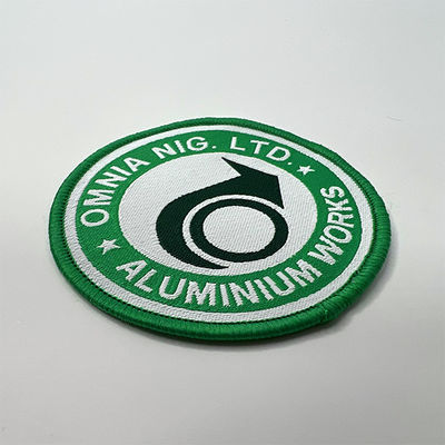 hierro de 12C Pandone en la prenda impermeable tejida Eco de encargo Mark Logo del remiendo