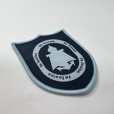 Hierro en Logo Patches Laser Cut Eco tejido amistoso para el equipaje uniforme del bolso