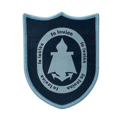 Hierro en Logo Patches Laser Cut Eco tejido amistoso para el equipaje uniforme del bolso