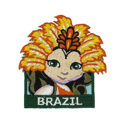 Parches de nombre de camisa de trabajo lavable Parches de hierro bordados personalizados