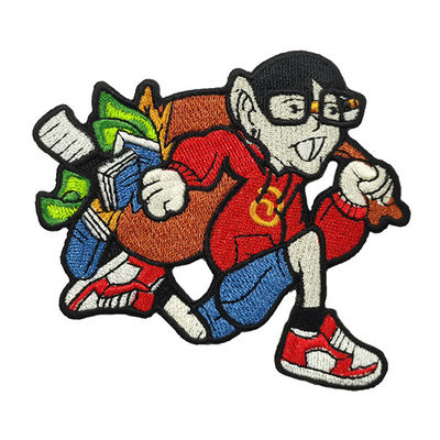 Los deportes bordados planchan en la lona Pantone de la tela cruzada de los remiendos para el paño